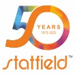 50 years of calibration Statfield logo