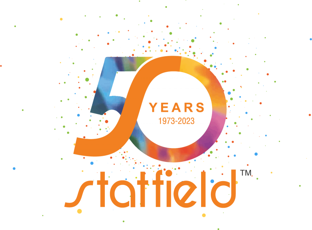 Statfield 50 Year Logo