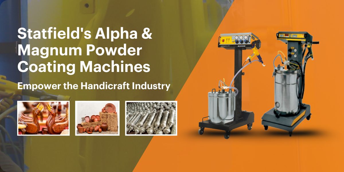 Statfield's Alpha & Magnum Powder Coating Machine for Handicraft